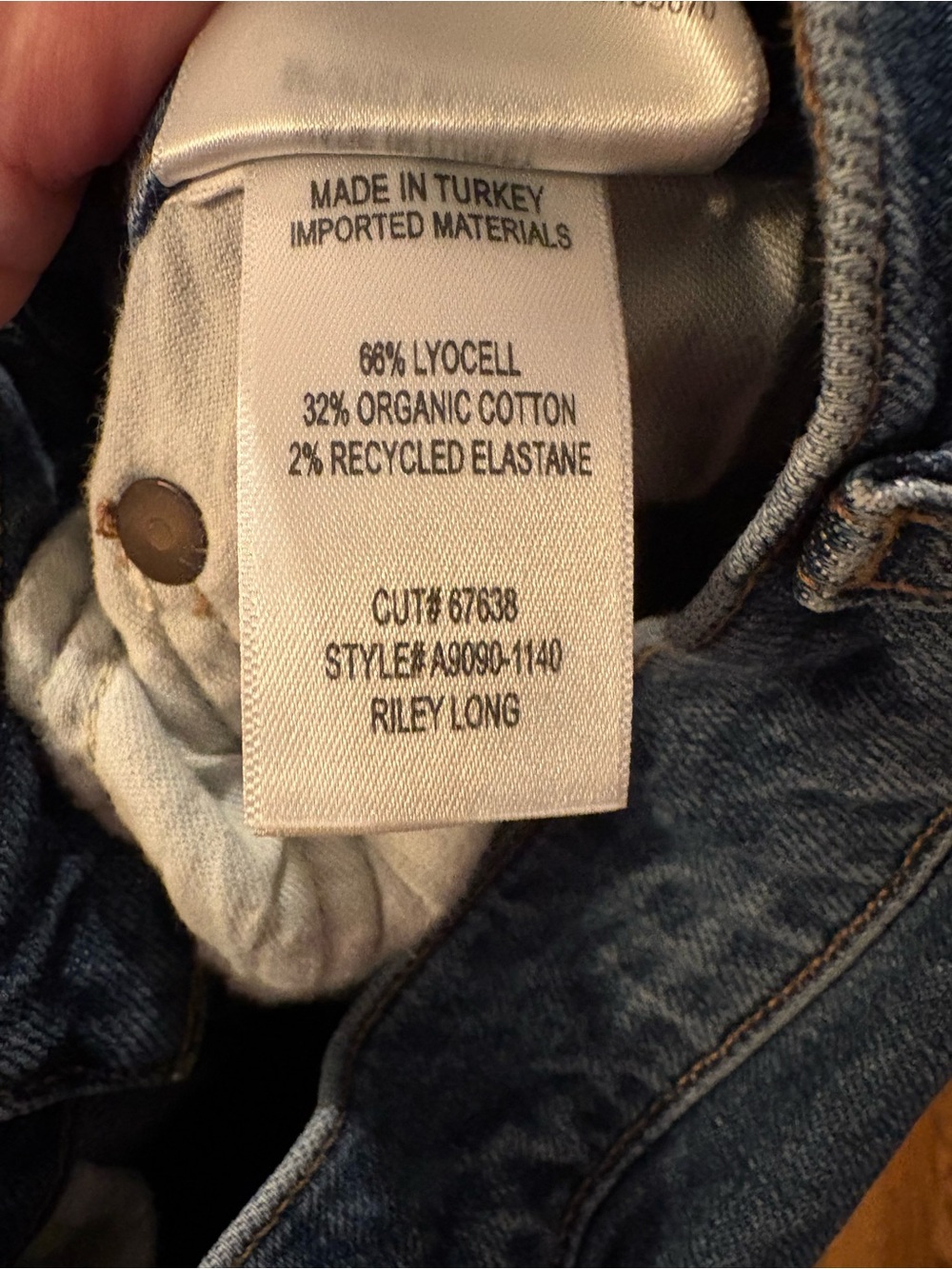Agolde Riley Long Jeans - Picture 4 of 5